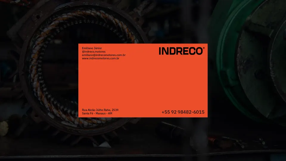 Identidade visual da Indreco, projeto Arcaffo